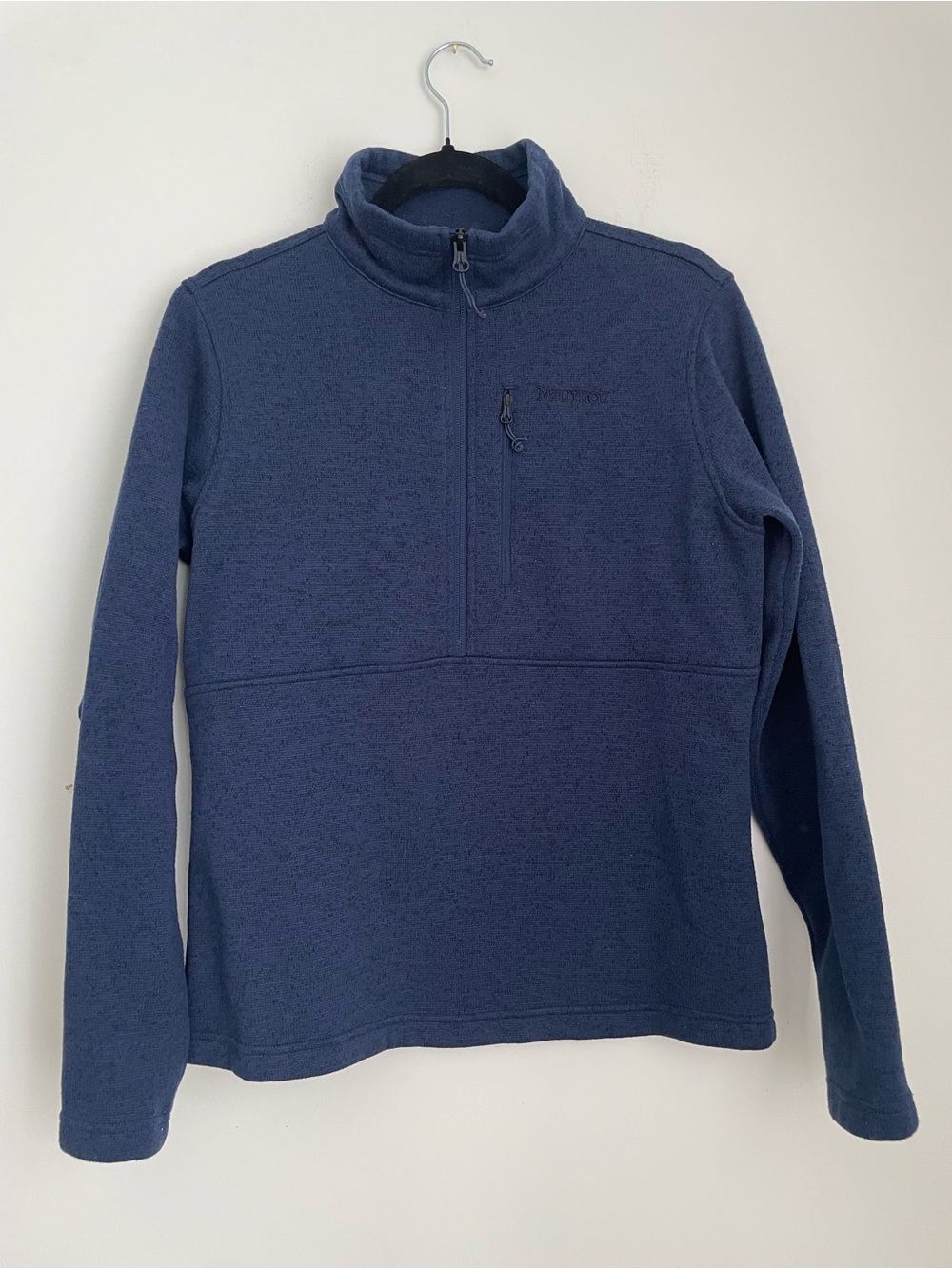 Marmot Women’s Half Zip Fleece Navy size M Cozy Layer